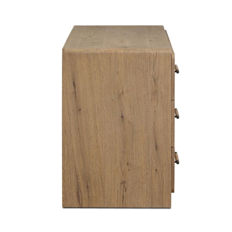 Eden 77" Aged Smoke Oak 6-Drawer Dresser - Image 9