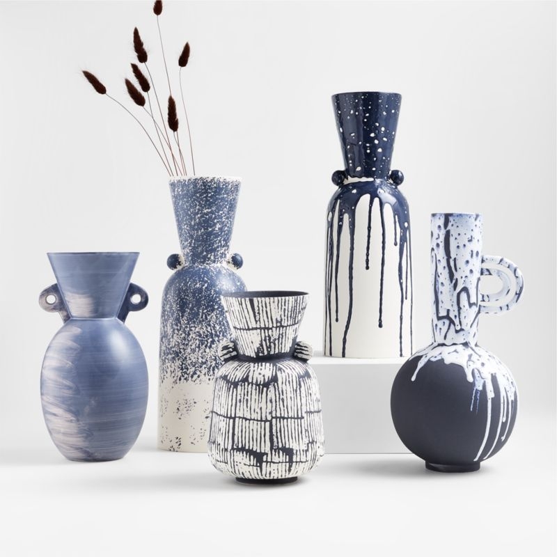 Cel Speckled Blue Vase - Image 1