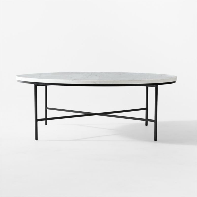 Irwin White Marble Coffee Table Model 8713 by Paul McCobb - Image 1