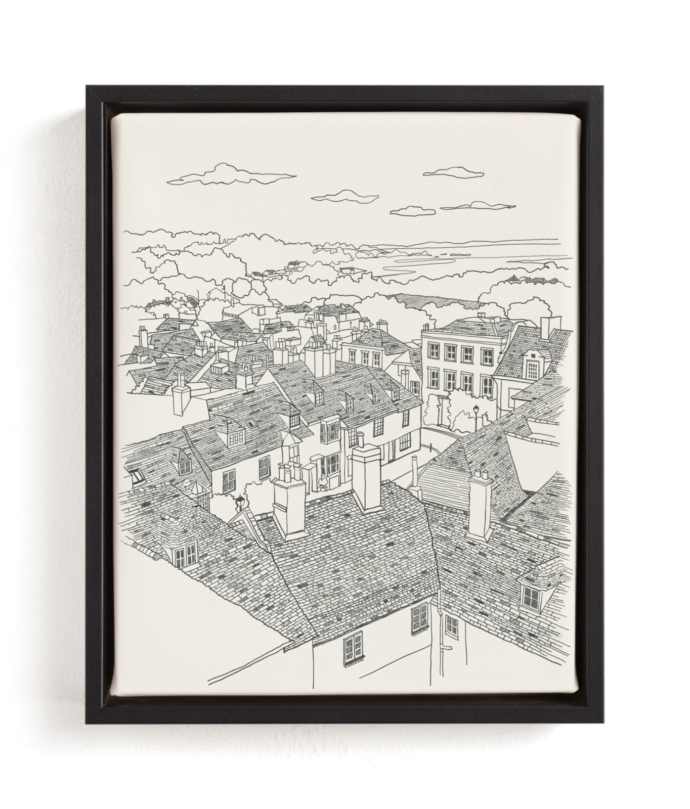 Rye Town Limited Edition Fine Art Print 2 - Image 0