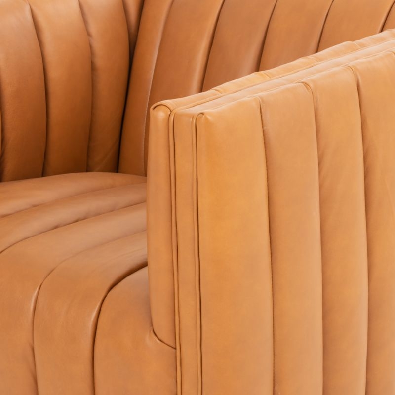 Cosima Leather Swivel Chair - Image 2