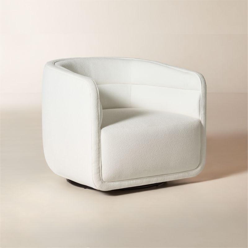Sai Swivel Chair Lisbon Rose Brown - Image 5
