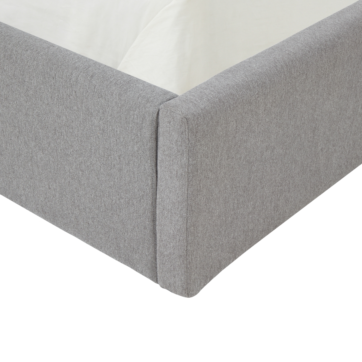Olivianna Low Profile Bed - Light Grey - Image 3