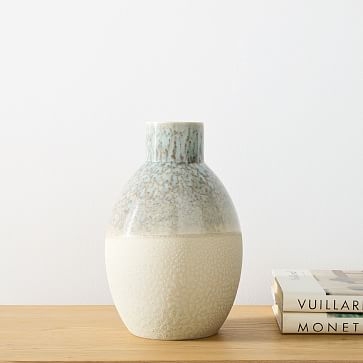 Reactive Modern Vases, Vase, Light Green, Ceramic, Large - Image 2