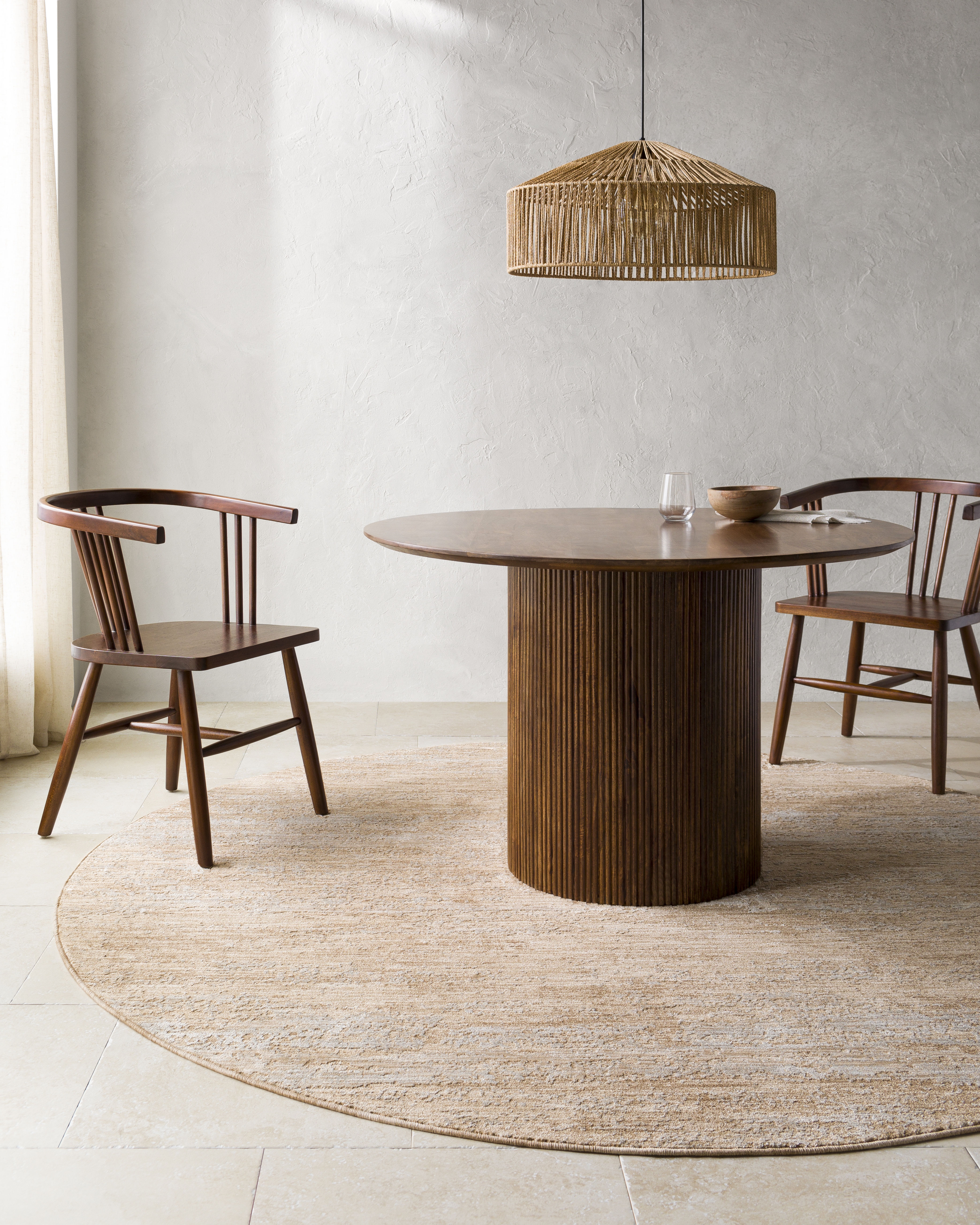 Masterpiece Beige Indoor 7'10" x 7'10" Machine Woven Rug - Image 1