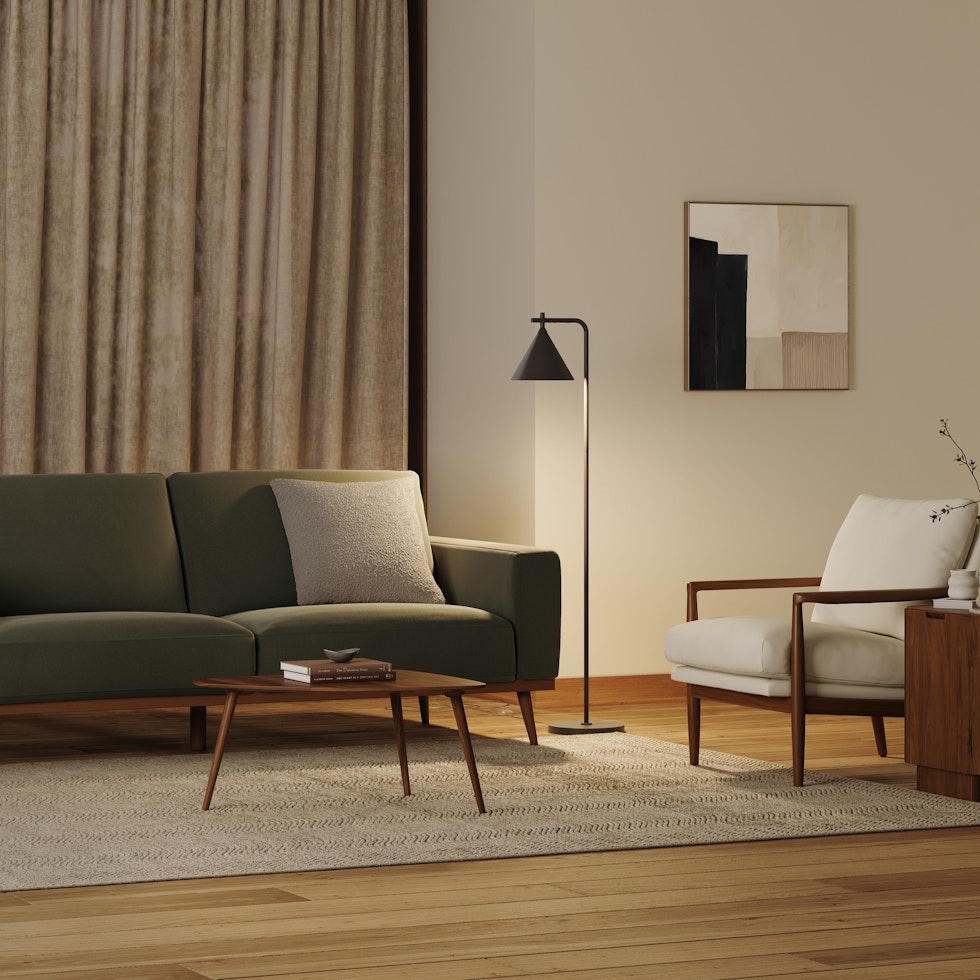 Aino Floor Lamp - Cinder - Image 2