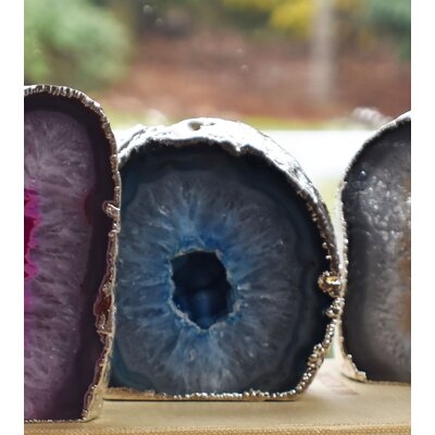 Gerdie Geodes Electroplating Agate Sculpture - Image 0