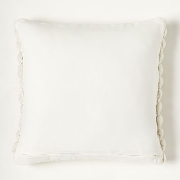 Chunky Knit Pillow Cover, White, 14"x26" - Image 3