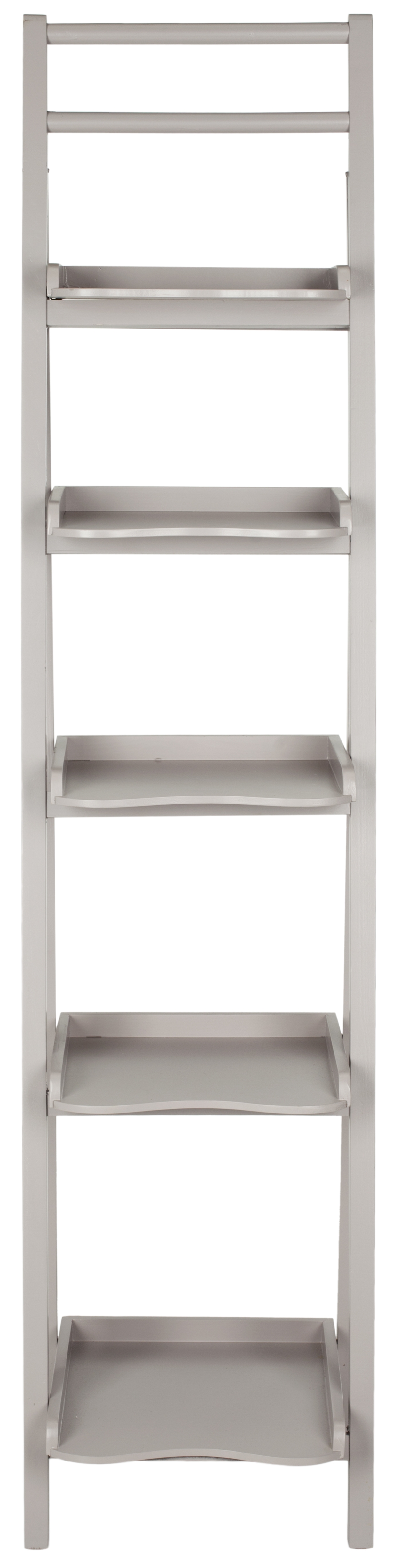 Asher Leaning 5 Tier Etagere - Quartz Grey - Safavieh - Image 0