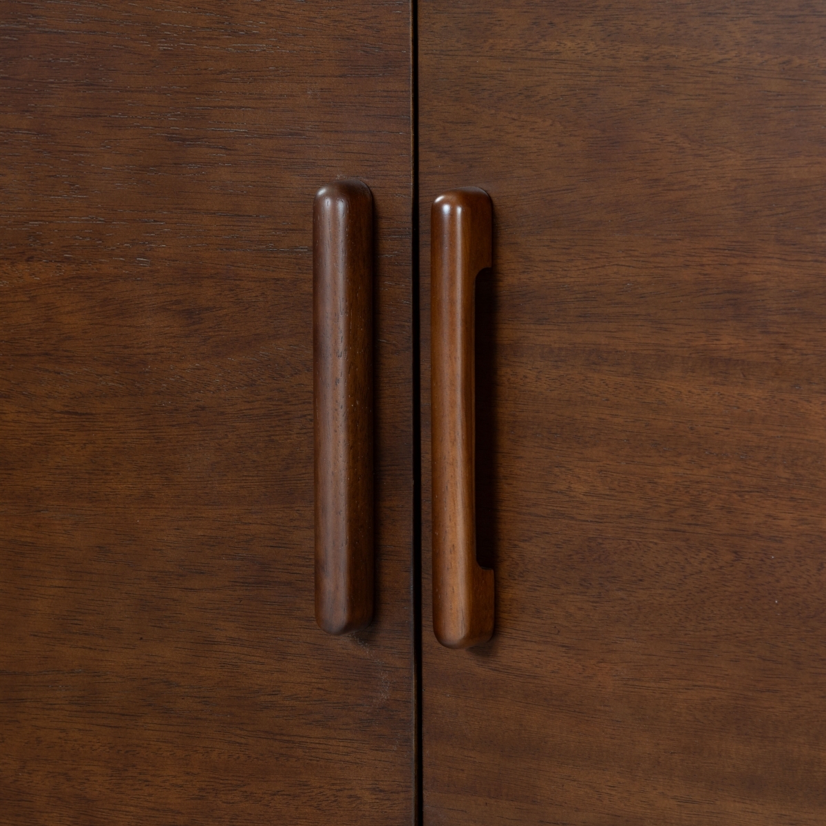 Pasquali Wood Cabinet Bookshelf - Walnut - Image 3