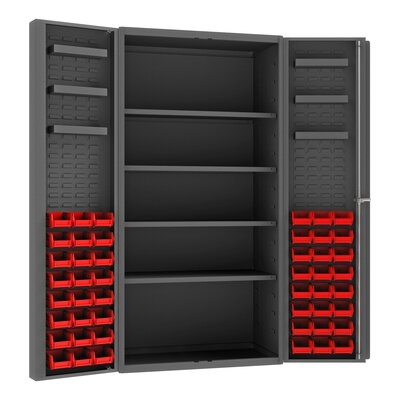 Zaurak 72" H x 36.13" W x 24.56" D Storage Cabinet - Image 0