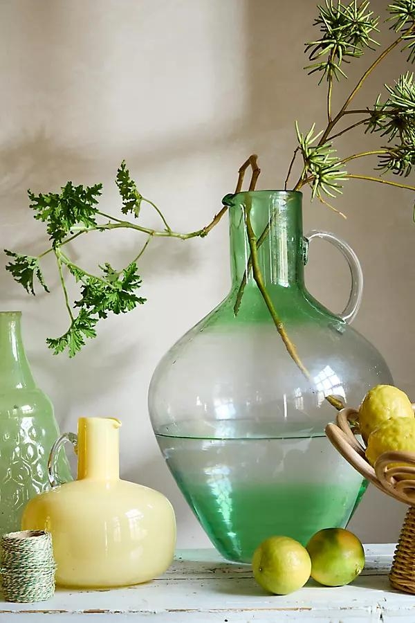 Handled Glass Vase, Large - Image 0