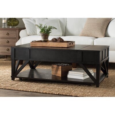 Lebanon Solid Wood Lift Top Coffee Table with Storage - Image 0