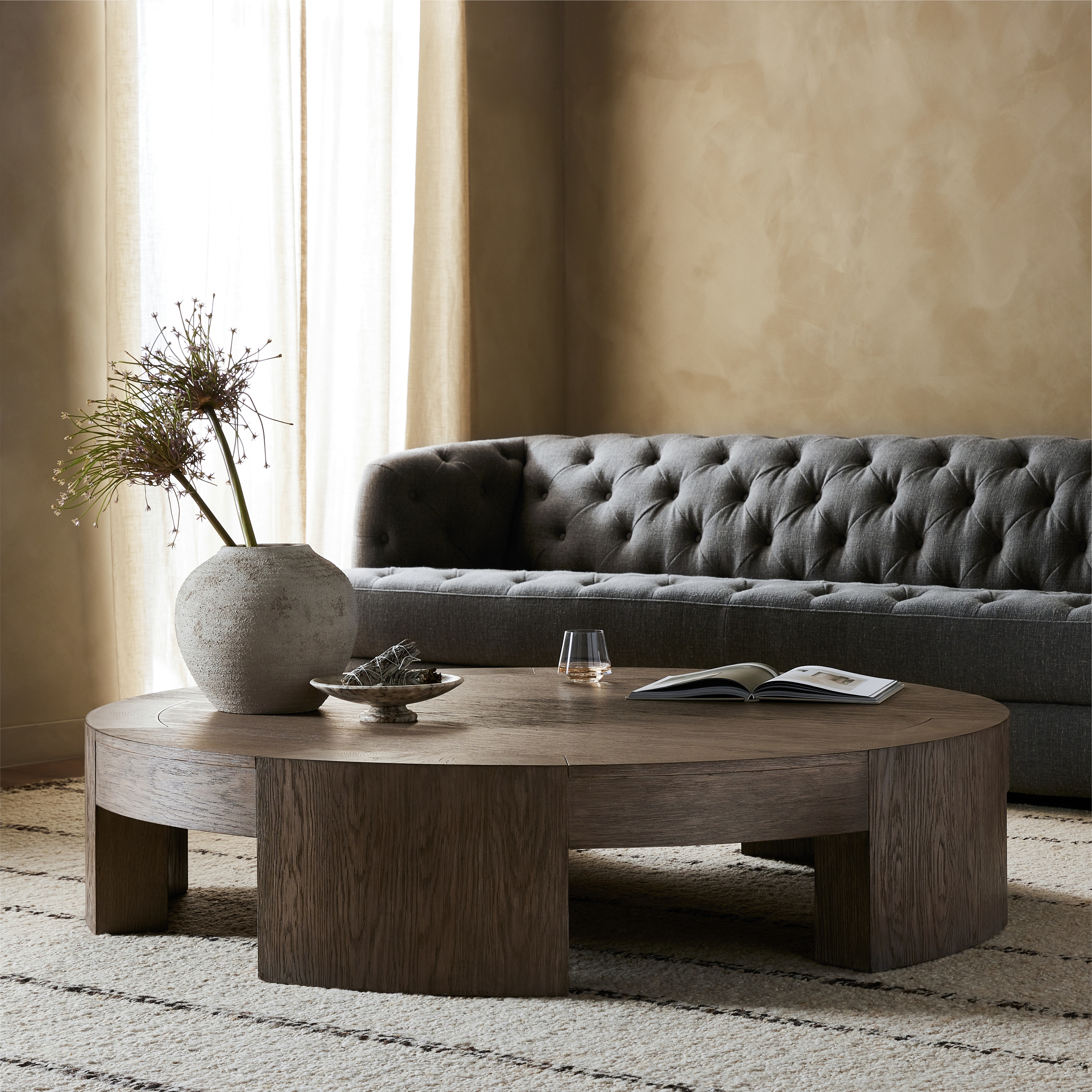 Sheffield Coffee Table - Warm Natural Flat Oak Veneer - Image 10