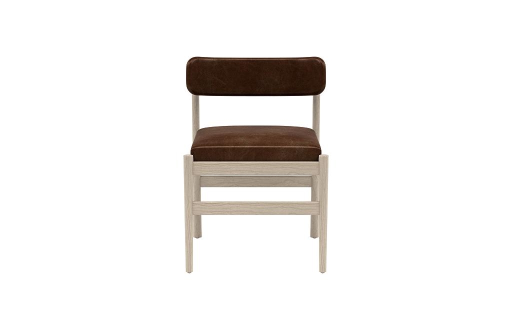 Turner Leather Wood Framed Upholstered Chair - Image 0