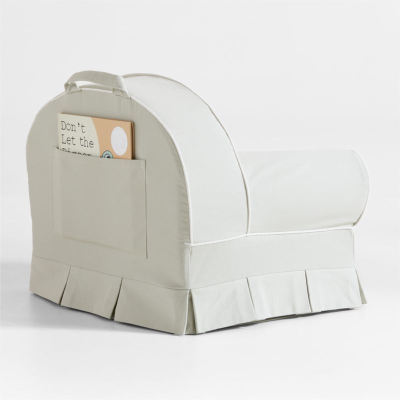 Whittle Beach Glass Green Small Kids Lounge Nod Chair Cover by Jake Arnold - Image 2