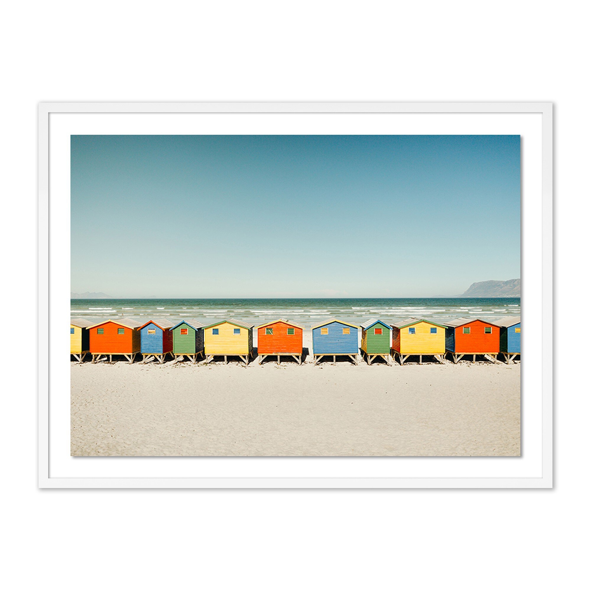 Muizenberg Huts by Coy Aune - White 2.5 Maple - Image 0