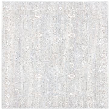 Faded Flowers Rug, 2.5x10Gray/Beige - Image 3