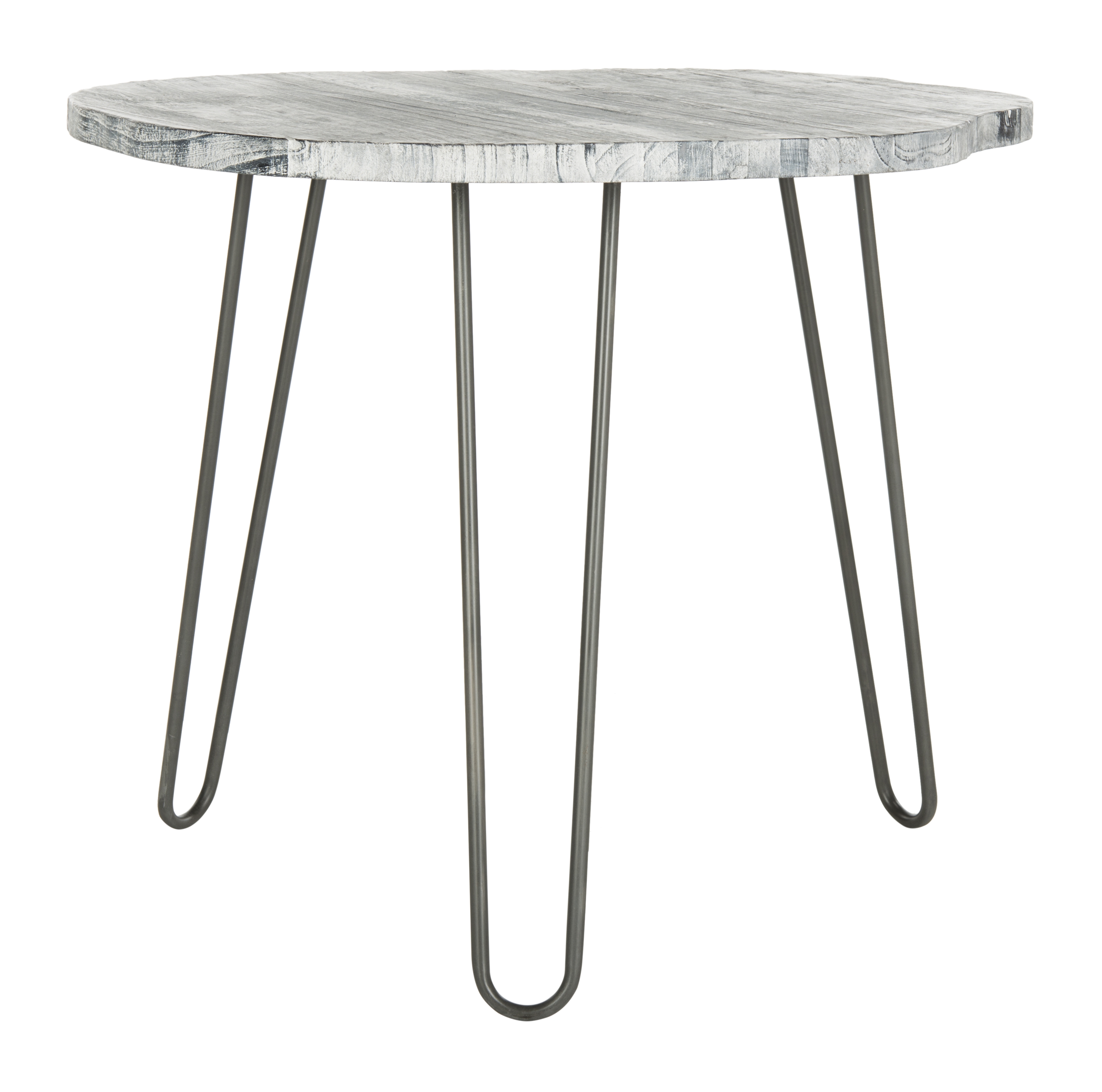 Mindy Dining Table - Grey/White Washed - Safavieh - Image 0