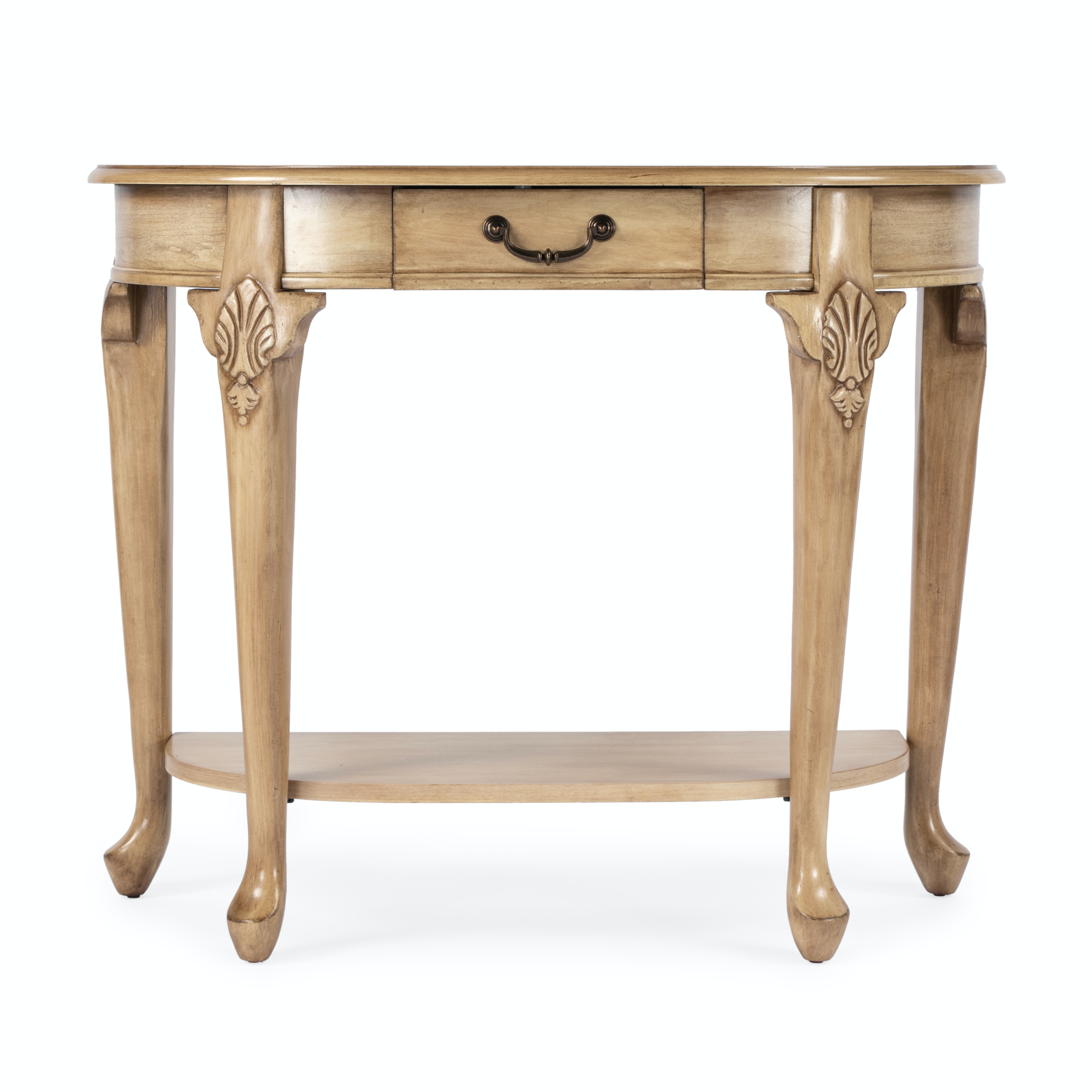 Kimball Antique Beige Console Table - Image 1