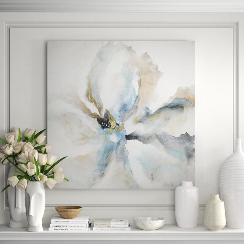 JHR Art Blue in Bloom by Jennifer Hollack Raboin - Painting Print on Canvas - Image 0