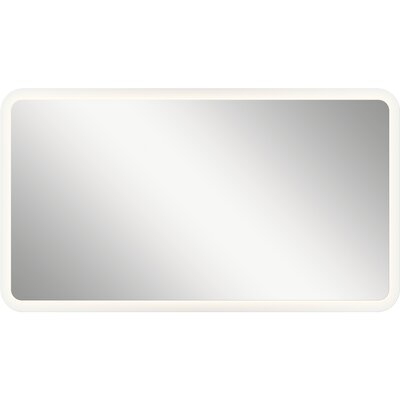Ayla-May Beveled Frameless Lighted Accent Mirror - Image 0