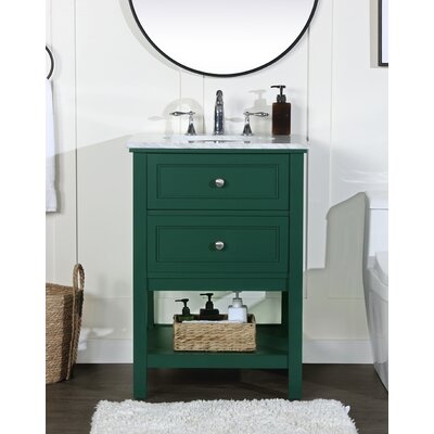 Marblewood 24" Single Bathroom Vanity Set - Image 0