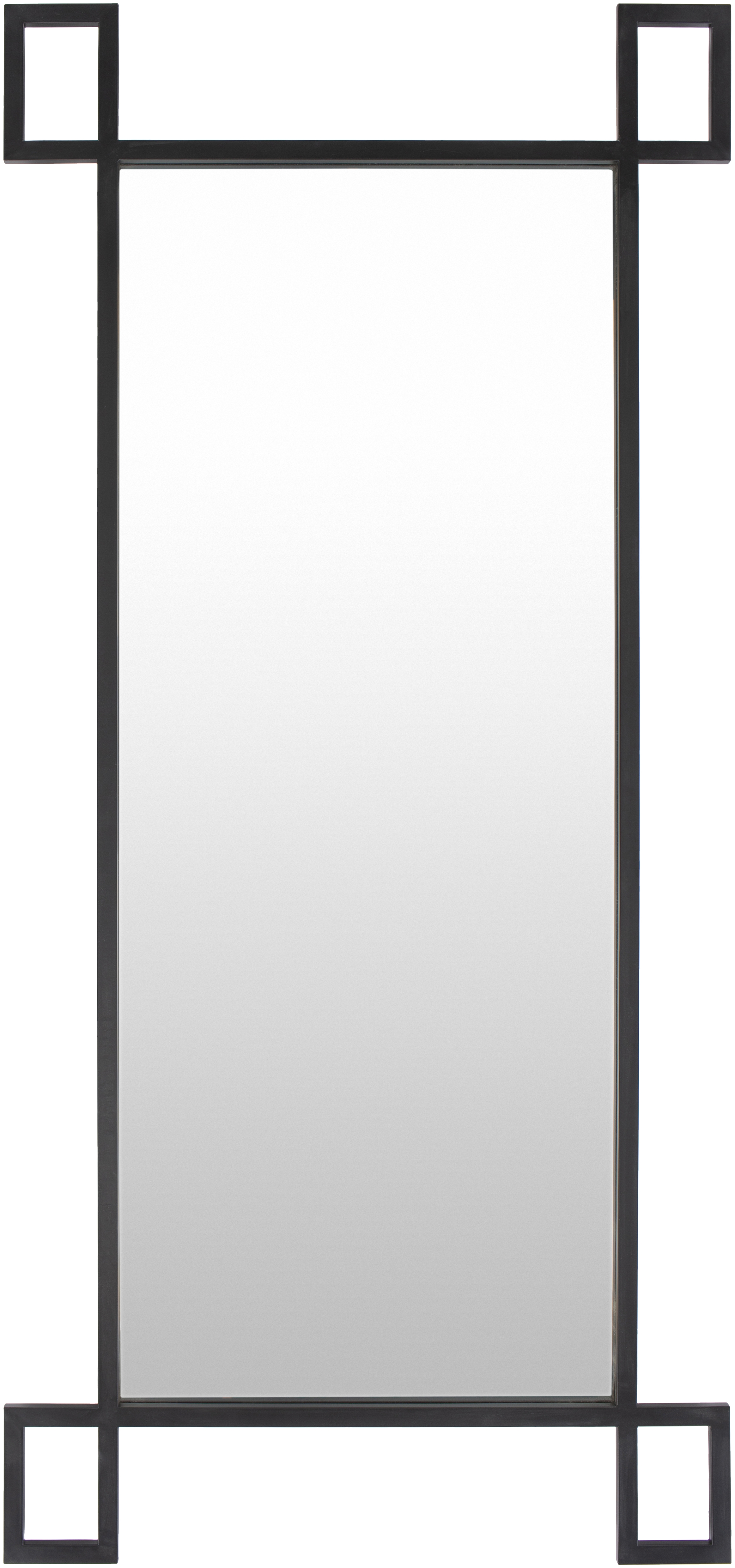 Brim Black 75"H x 35"W x 2"D Mirror - Image 0