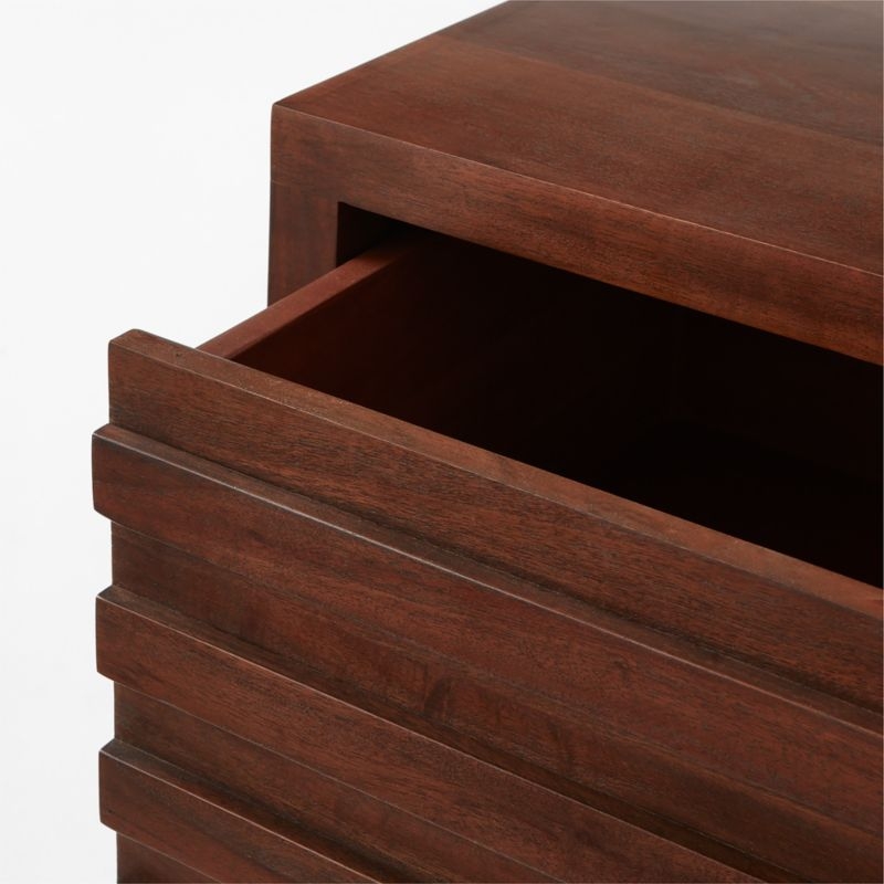 Campo 4-Drawer Acacia Wood Dresser - Image 5