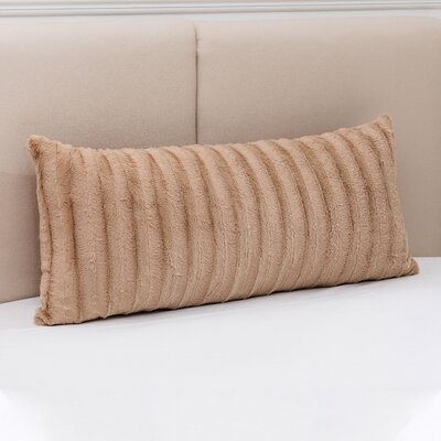 Mendez Rectangular Faux Fur Pillow Cover & Insert - Image 0
