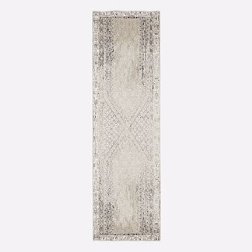 Distressed Ensi Rug, 3x5, White - Image 3