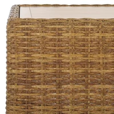 Melva Wicker Outdoor Coffee Table - Image 1