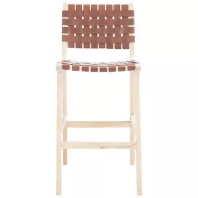 Heloisa Leather Bar Stool - Image 1