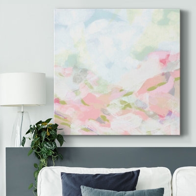 Rose Dapple Valley I-Gallery Wrapped Canvas Art - Image 0