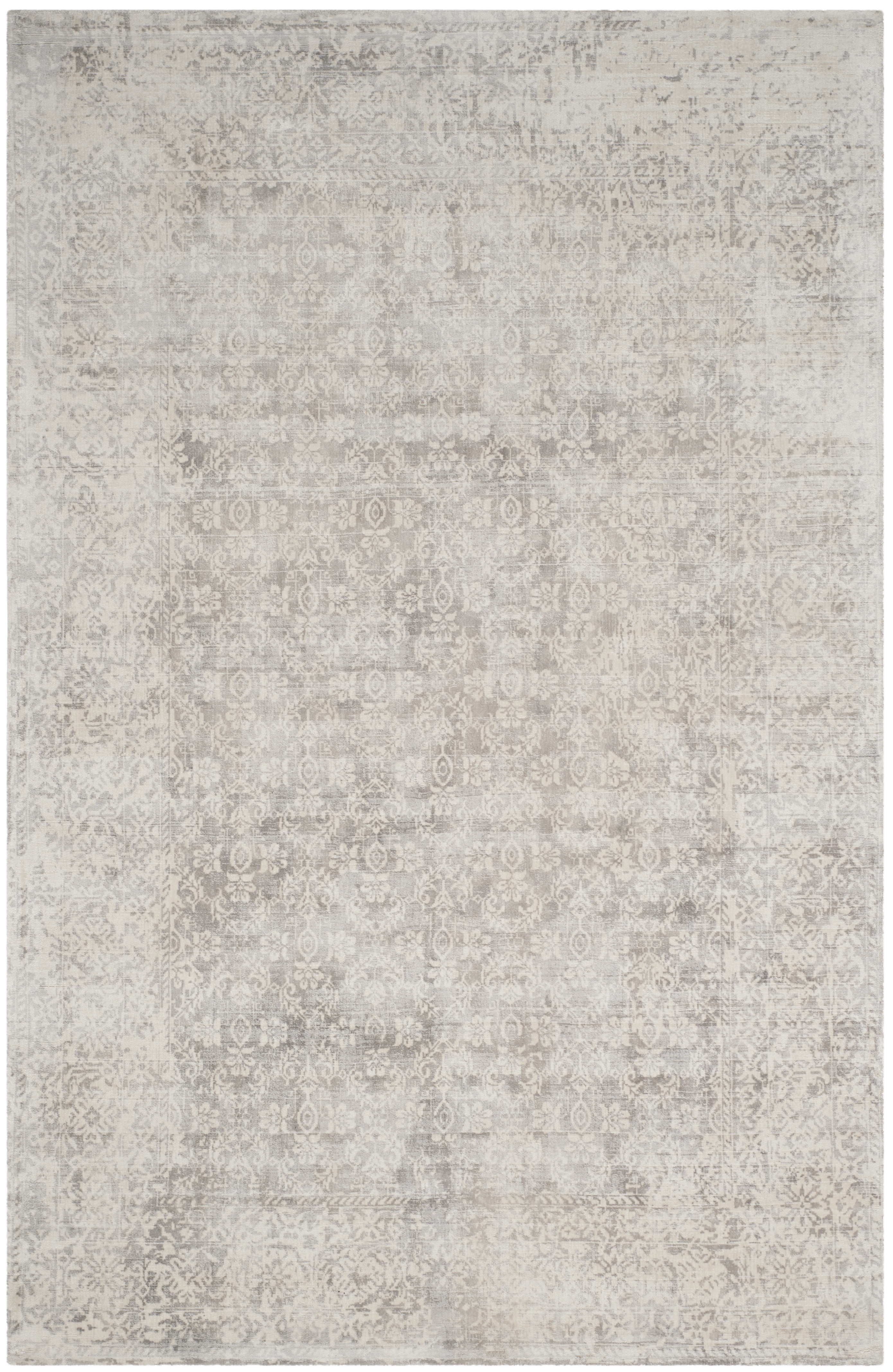 Arlo Home Hand Loomed Area Rug, MIR755A, Ivory/Silver,  6' X 9' - Image 0