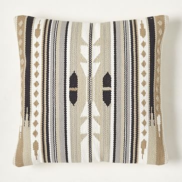 Woven Baja Pillow Cover, 20"x20", Midnight - Image 2