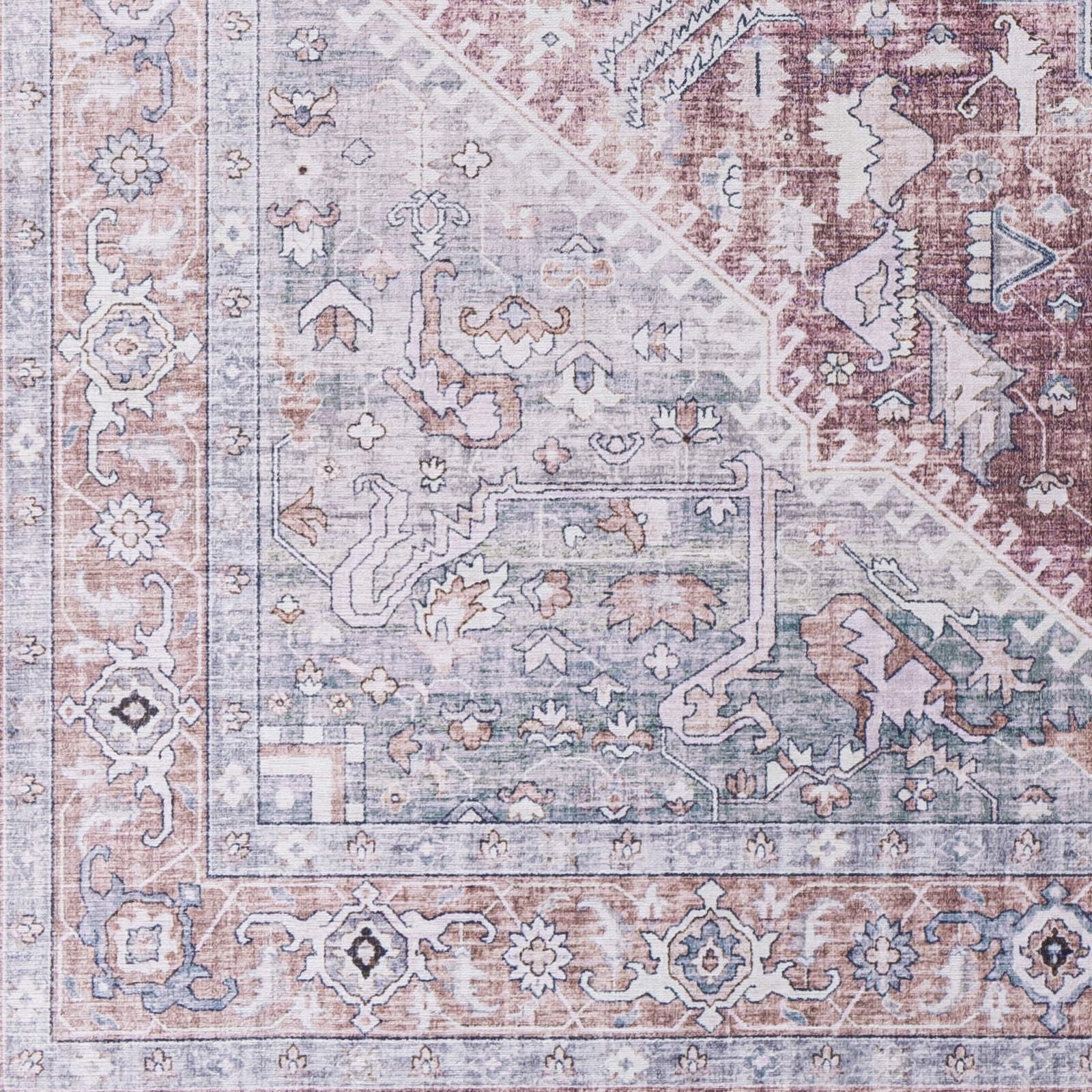 Iris Gray Indoor 2'2" x 3'9" Machine Woven Rug - Image 5