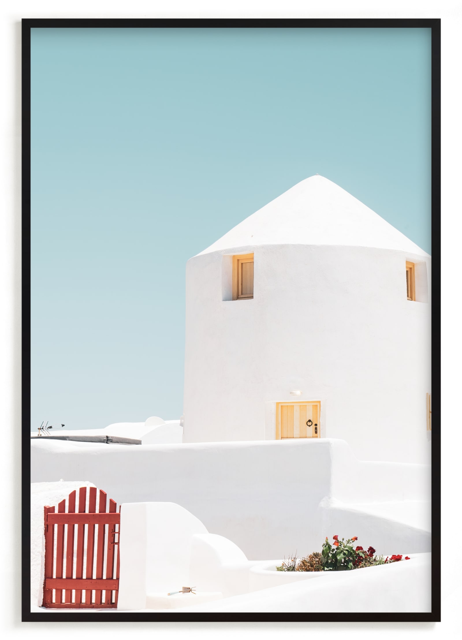 Cycladic House II Open Edition Fine Art Print - Image 0