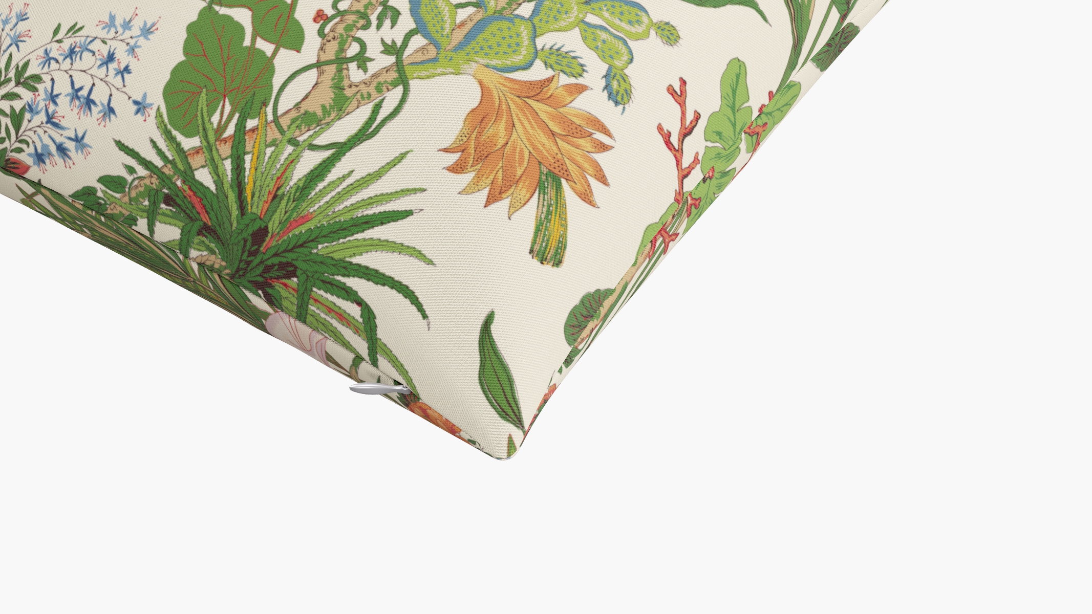 Throw Pillow 18", White Cinque Terra, 18" x 18" - Image 1