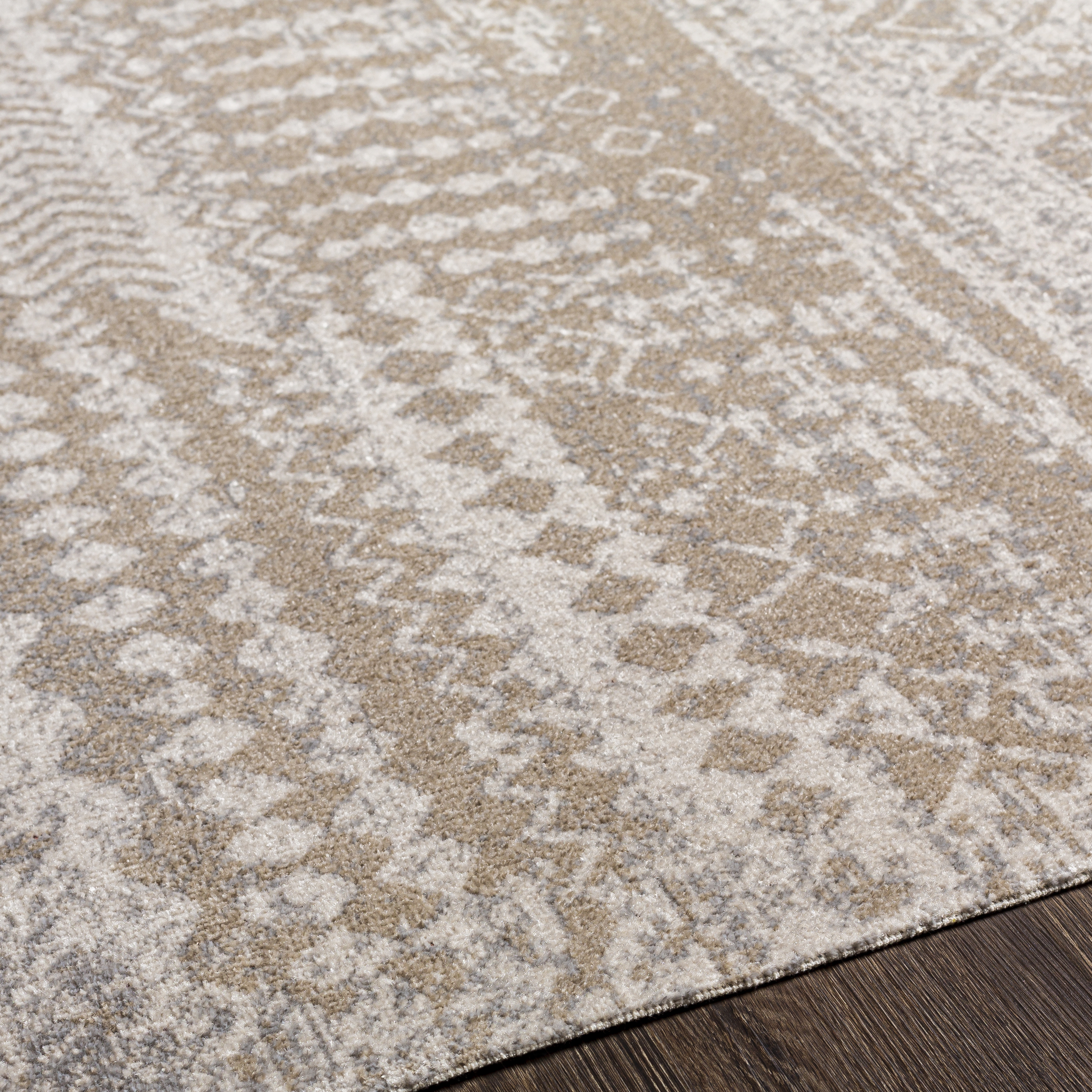 Lavadora Beige Indoor 9'2" x 12' Machine Woven Rug - Image 3