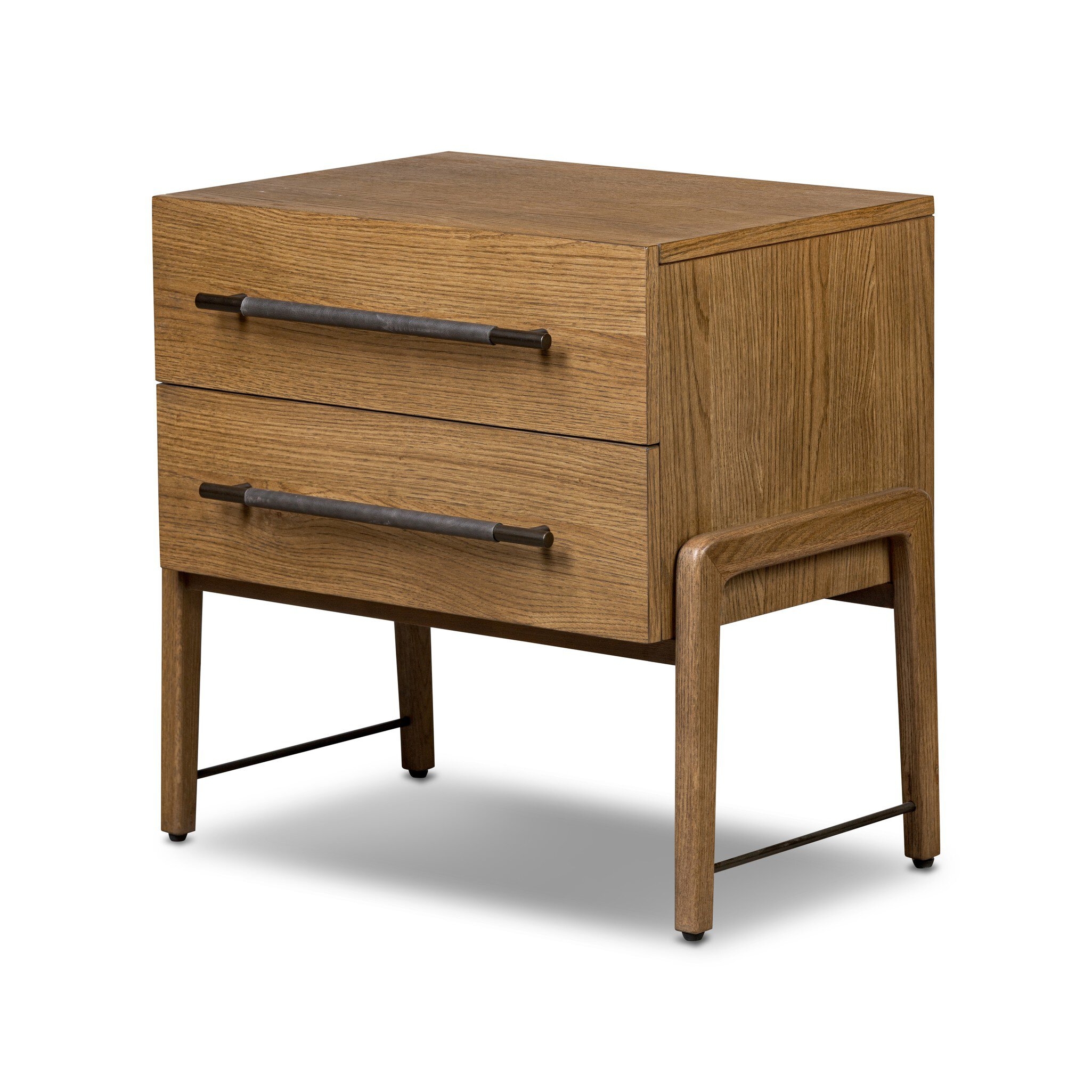 Rosedale Nightstand - Amber Oak Veneer - Image 1