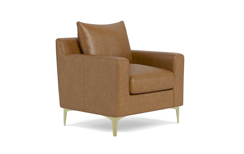 Sloan Leather Petite Chair - Image 1