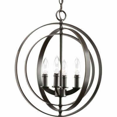 Faulk 4 - Light Candle Style Globe Chandelier - Image 0