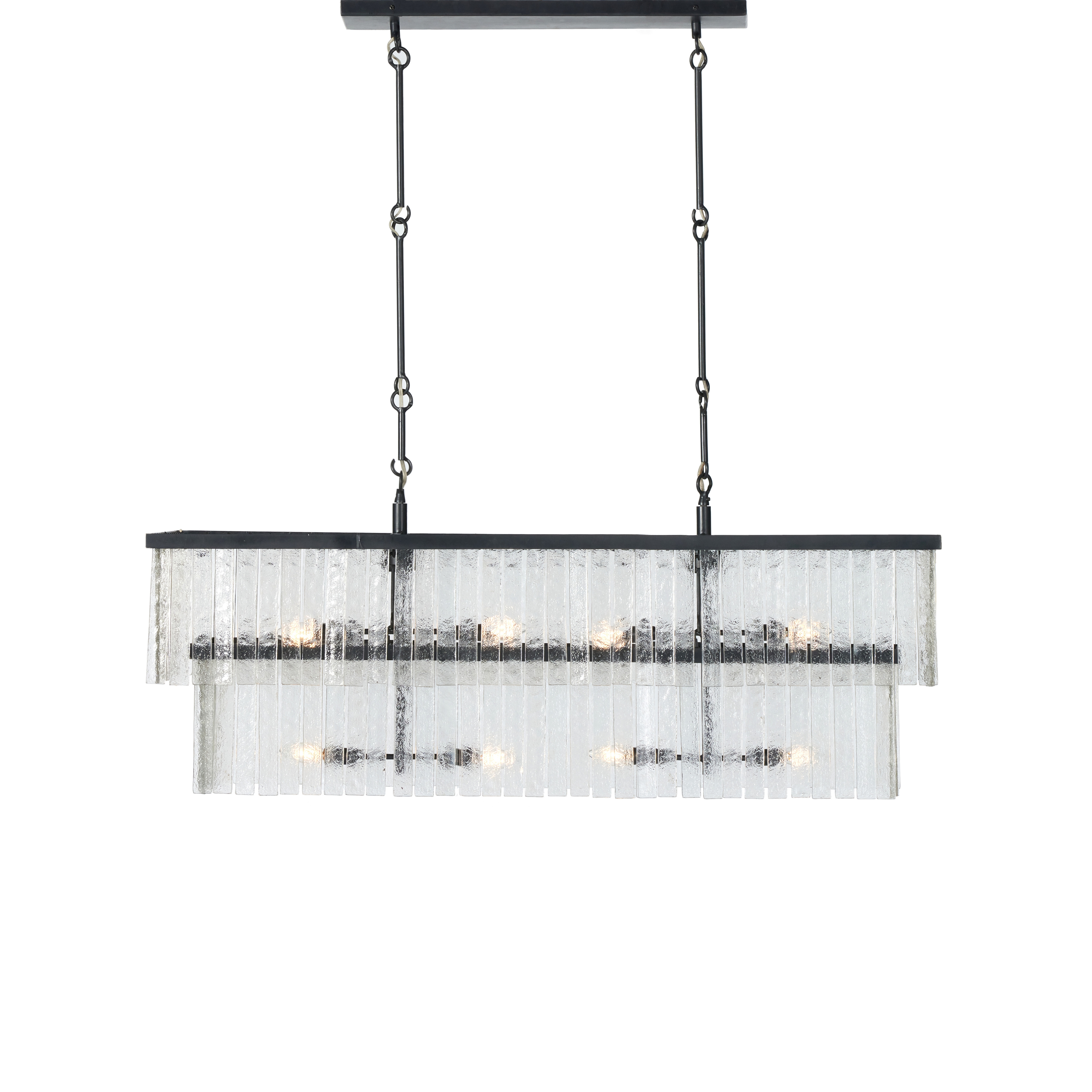 Meredith Linear Chandelier-Clear - Image 1