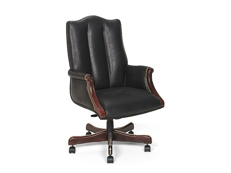 Leathercraft Harvard Genuine Leather Executive Chair - Image 0