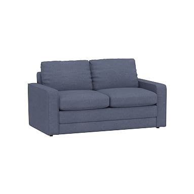 Grove Sleeper Sofa, Enzyme Washed Canvas Storm Blue - Image 0