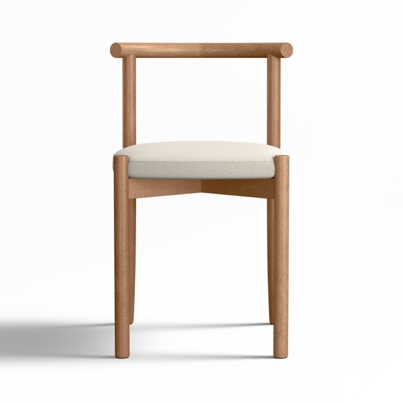 Classic Wood and Upholstered Kids Desk Chair - Image 3