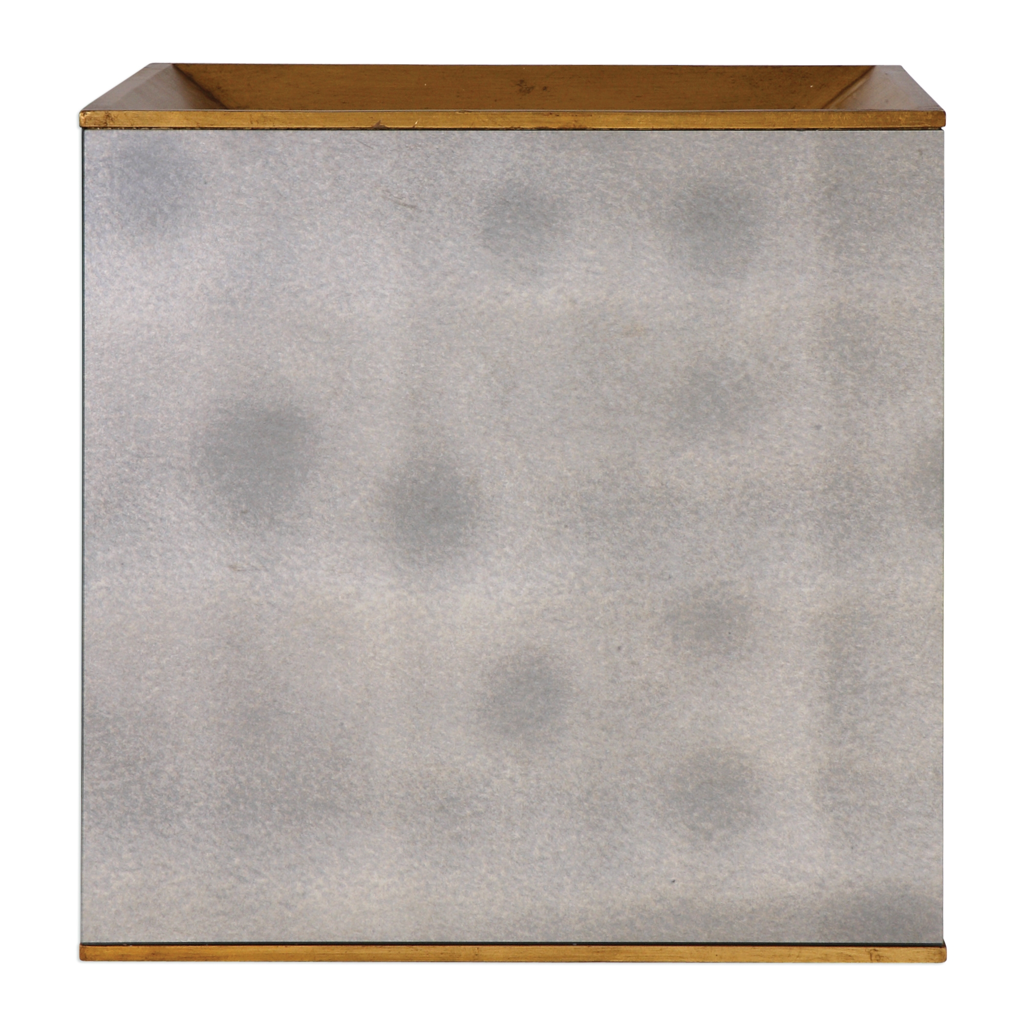 Flair Gold Cube Table - Image 1