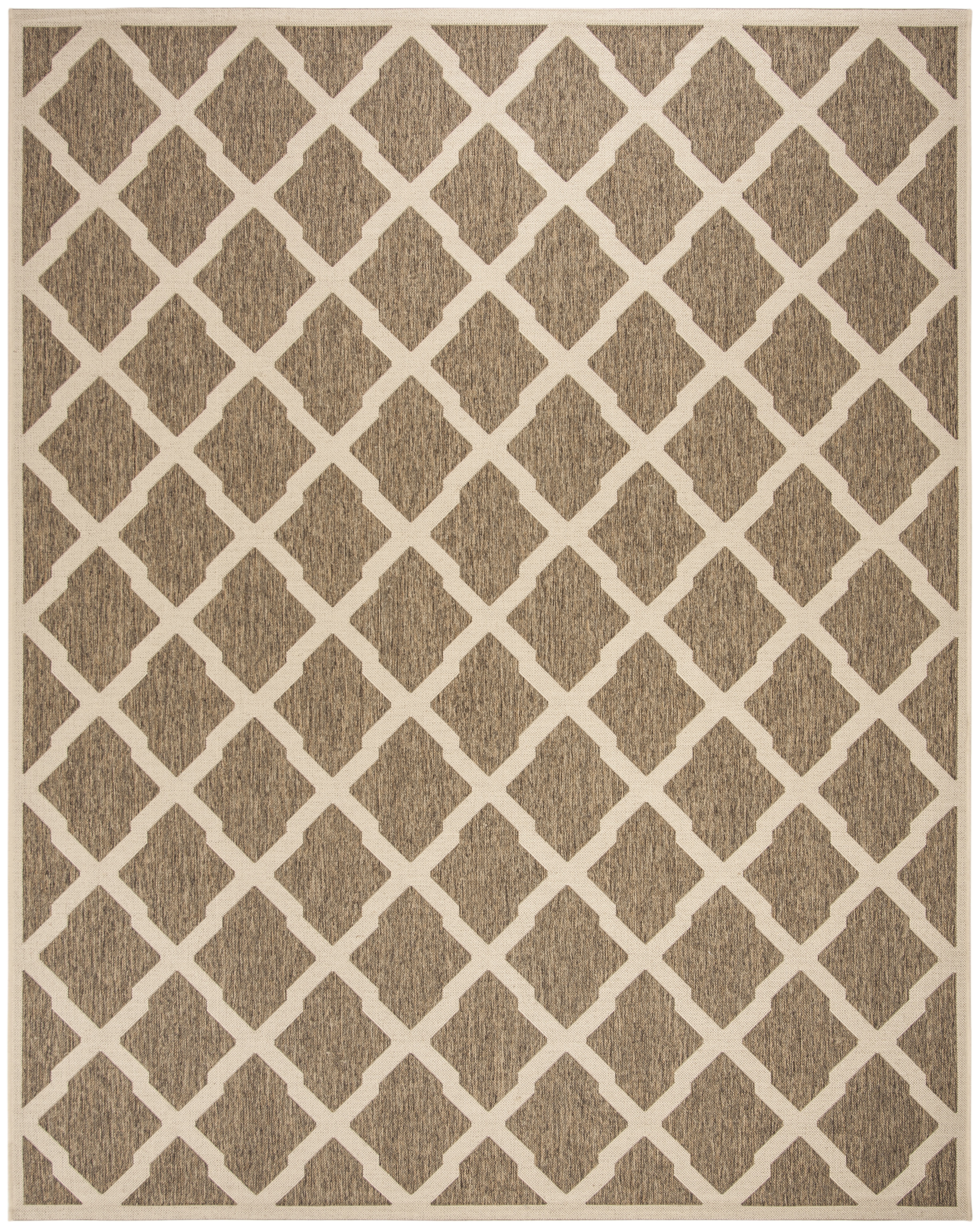 Arlo Home Indoor/Outdoor Woven Area Rug, LND122D, Beige/Cream,  9' X 12' - Image 0
