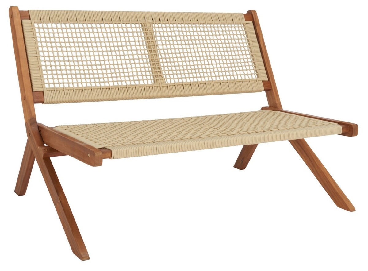Indoor-Outdoor Kobina 5Pc Outdoor Living Set - Natural/Natural - Safavieh - Image 6